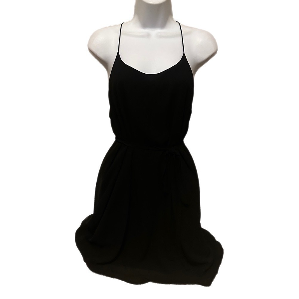 Naked Zebra black long top/short‎ dress